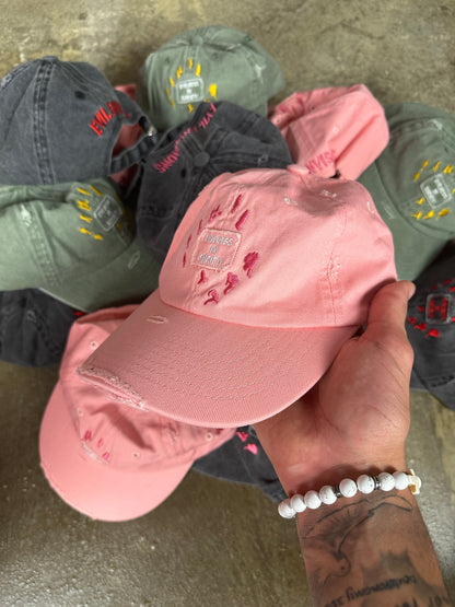 EVILNESS IN SOCIETY CAP [PINK X2]