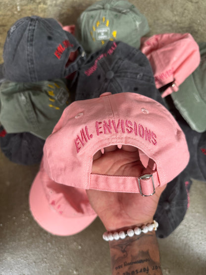 EVILNESS IN SOCIETY CAP [PINK X2]