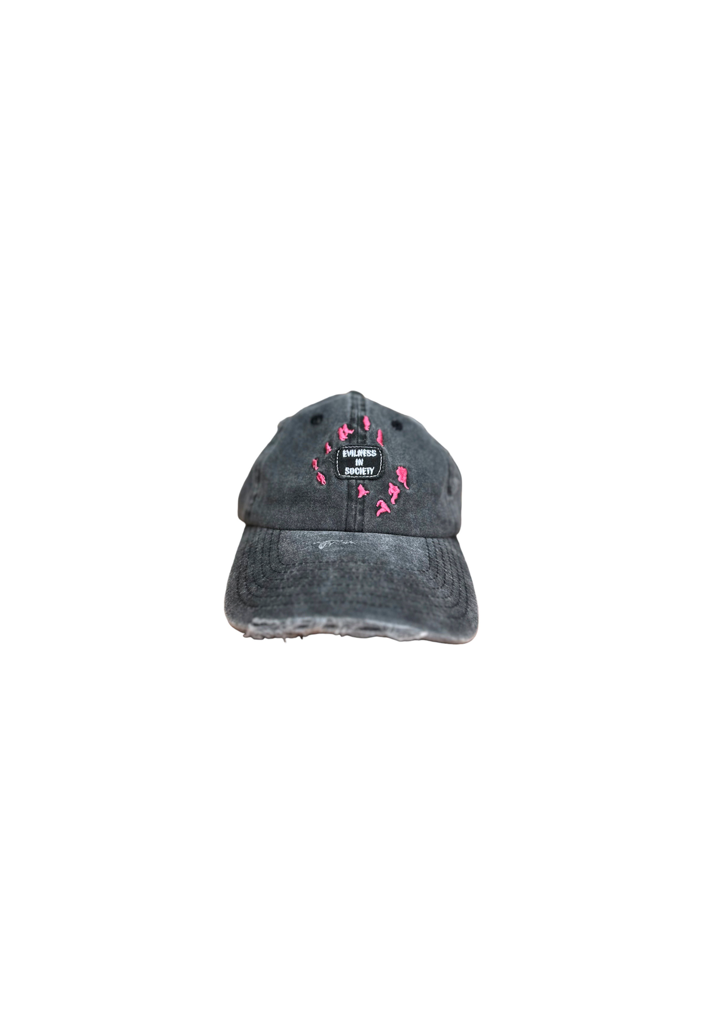 EVILNESS IN SOCIETY CAP [PINK]