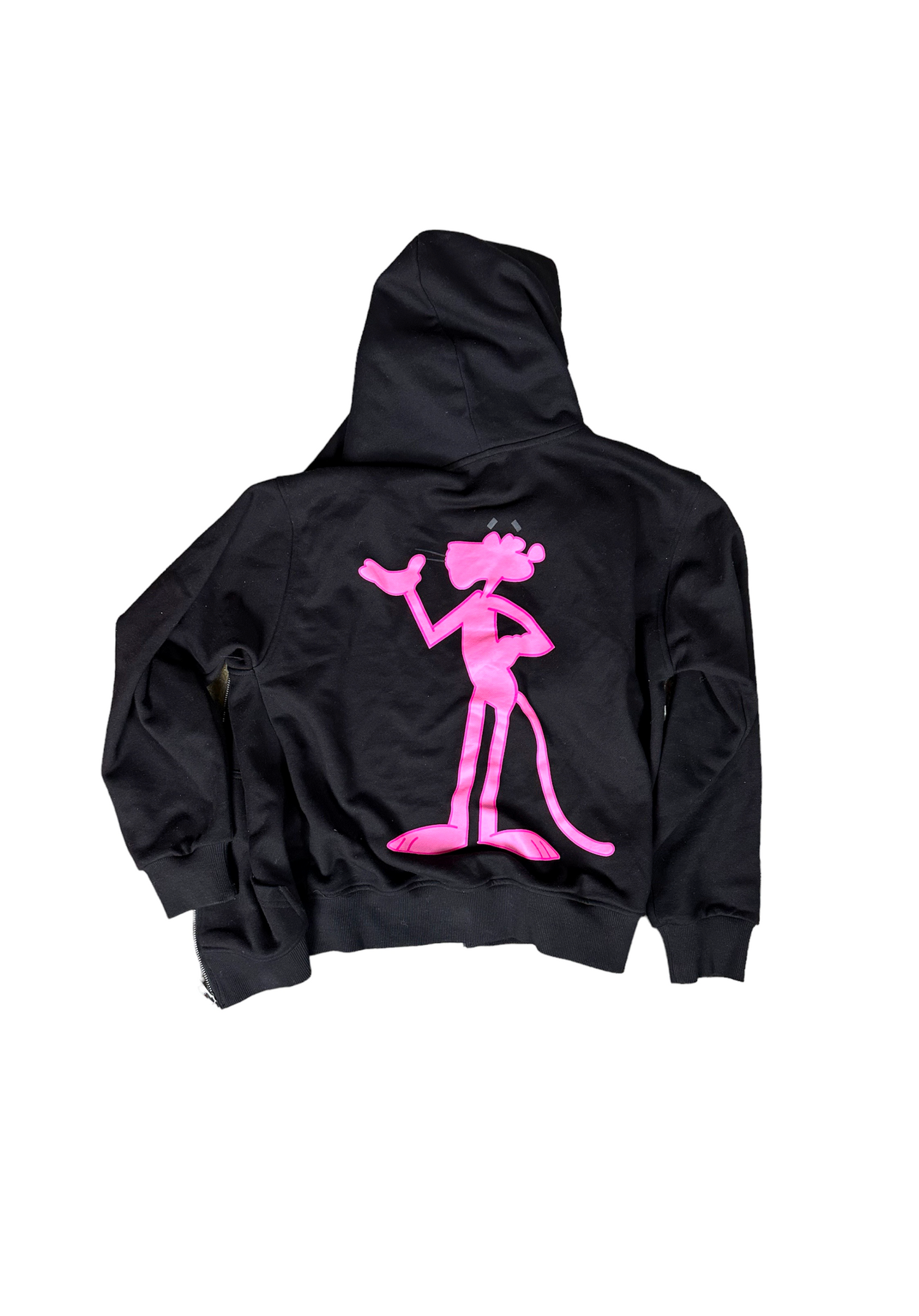 Pink discount black hoodie